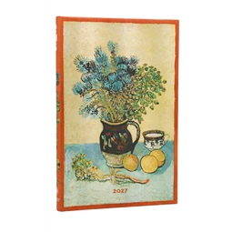 Határidőnapló 2027 Paper Blanks maxi heti keményfedeles gumis Van Gogh´s Still Life