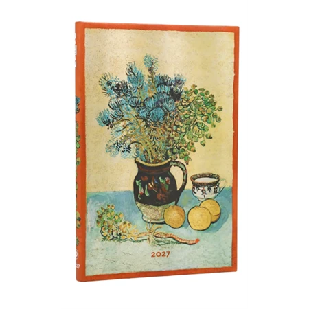 Határidőnapló 2027 Paper Blanks maxi heti keményfedeles gumis Van Gogh´s Still Life