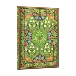 Határidőnapló 2027 Paper Blanks midi heti keményfedeles gumis Poetry in Bloom