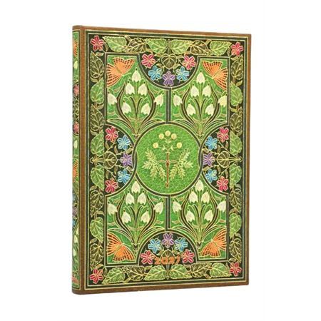 Határidőnapló 2027 Paper Blanks midi heti keményfedeles gumis Poetry in Bloom