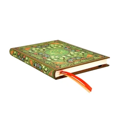 Határidőnapló 2027 Paper Blanks midi heti keményfedeles gumis Poetry in Bloom