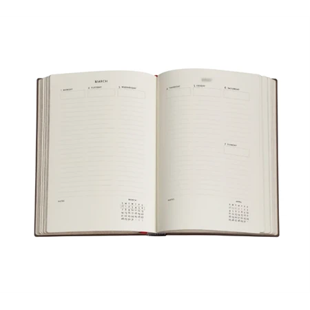 Határidőnapló 2027 Paper Blanks midi heti keményfedeles mágneses Gaudi´Sun