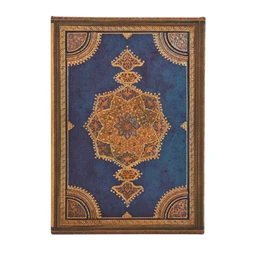 Határidőnapló 2027 Paper Blanks midi heti keményfedeles mágneses Safavid Indigo