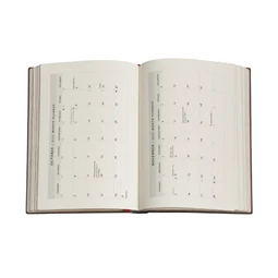 Határidőnapló 2027 Paper Blanks midi heti keményfedeles mágneses Safavid Indigo