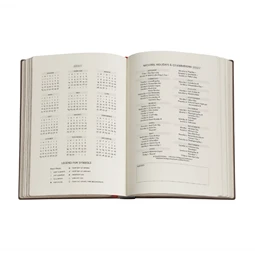 Határidőnapló 2027 Paper Blanks midi heti keményfedeles mágneses Safavid Indigo