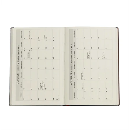 Határidőnapló 2027 Paper Blanks mini heti keményfedeles gumis Silky Sky Mini