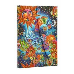 Határidőnapló 2027 Paper Blanks mini heti keményfedeles mágneses Celestial Magic