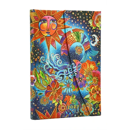 Határidőnapló 2027 Paper Blanks mini heti keményfedeles mágneses Celestial Magic