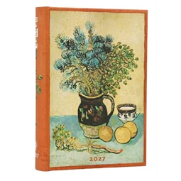 Határidőnapló 2027 Paper Blanks mini napi gumis Van Gogh´s Still Life