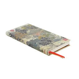 Határidőnapló 2027 Paper Blanks slim heti keményfedeles gumis Golden Age of Prosperity