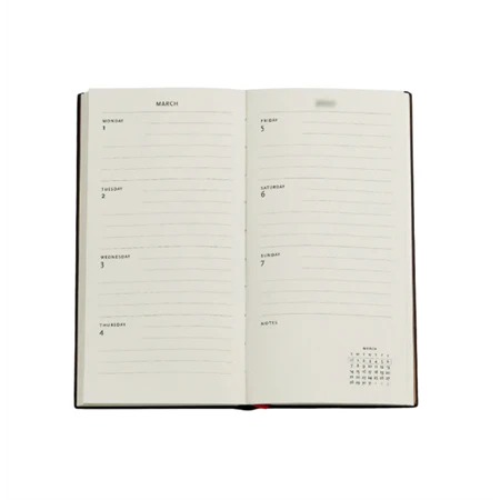 Határidőnapló 2027 Paper Blanks slim heti keményfedeles gumis Golden Age of Prosperity