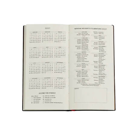 Határidőnapló 2027 Paper Blanks slim heti keményfedeles gumis Golden Age of Prosperity
