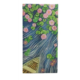 Határidőnapló 2027 Paper Blanks slim heti keményfedeles gumis Lotus River