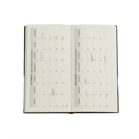 Határidőnapló 2027 Paper Blanks slim heti keményfedeles gumis Lotus River