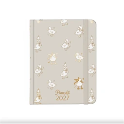 Határidőnapló 2027 heti 112x140mm PLANALL MINI 192 oldal, Duck