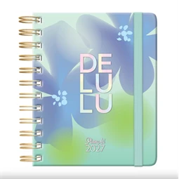 Határidőnapló 2027 heti 135x170mm PLANALL MIDI spirálos 224 oldal, Soft