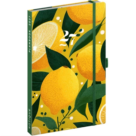 Határidőnapló 2027 heti 13x21 REAL Lemons