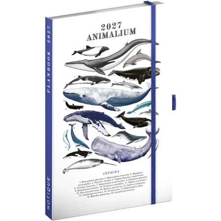 Határidőnapló 2027 heti 13x21 REAL Marine Life