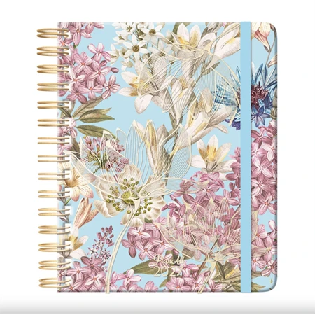 Határidőnapló 2027 heti 163x202mm PLANALL Classic spirálos, 224 oldal, Howl