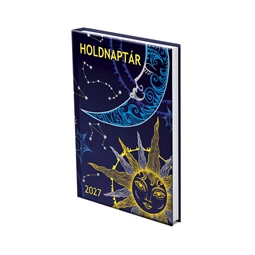 Határidőnapló 2027 heti B/6 TOPTIMER Holdnaptár H012, 144 oldal, hasznos ötletekkel és mindennapi praktikákkal