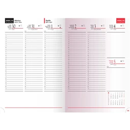 Határidőnapló 2027 heti B/5 REAL Carbon bronz
