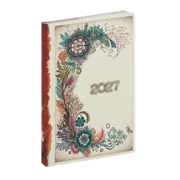 Határidőnapló 2027 heti B/6 REAL Fiestina 5411-66 Vintage
