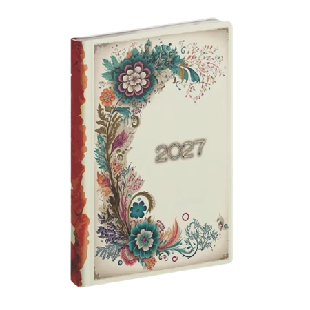 Határidőnapló 2027 heti B/6 REAL Fiestina 5411-66 Vintage