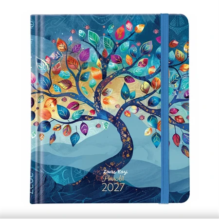 Határidőnapló 2027 heti PLANALL családi tervező, New Classic Lovas