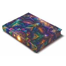 Határidőnapló 2027 napi B/6 REAL Librobello 3D lakk + élfestés, hölgyeknek, Mandala