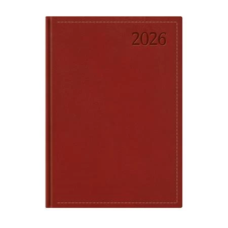 Határidőnapló 2026 heti A/4 TOPTIMER Traditional T010 bordó