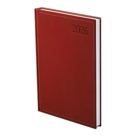Határidőnapló 2026 heti A/4 TOPTIMER Traditional T010 bordó