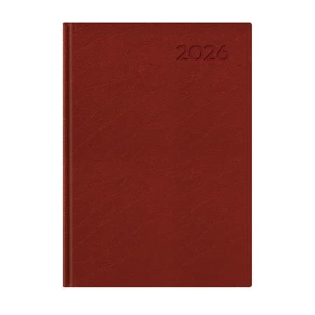 Határidőnapló 2026 napi A/5 TOPTIMER Economic E021 bordó