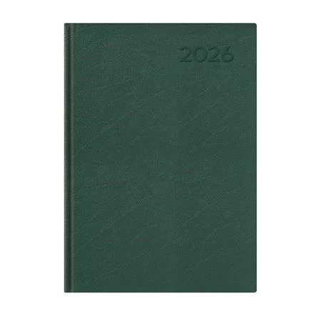 Határidőnapló 2026 A/5 napi TOPTIMER Economic E021 zöld