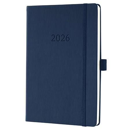 Határidőnaptár 2026 heti SIGEL A/5 kemény borító, Conceptum éjkék