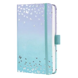 Határidőnaptár 2026 heti SIGEL  A/6, kemény borító, Jolie, Butterfly Confetti Sky