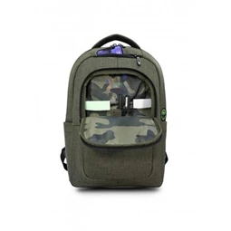 Hátizsák URBAN FACTORY "CYCLEE CITY ECO "Notebook 15,6", , khaki szin