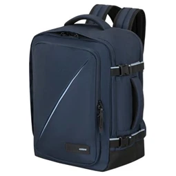 Hátizsák, kabin méret, 26,5l, S/M-es, AMERICAN TOURISTER Take2 Cabin  tengerészkék