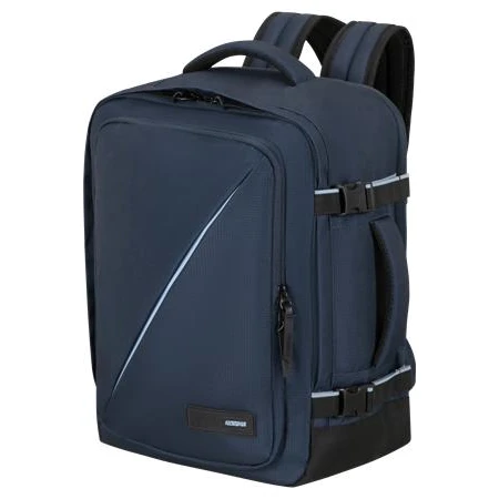 Hátizsák, kabin méret, 26,5l, S/M-es, AMERICAN TOURISTER Take2 Cabin  tengerészkék