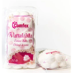 Háztartási vattalabda COMFEX fehér 50 db