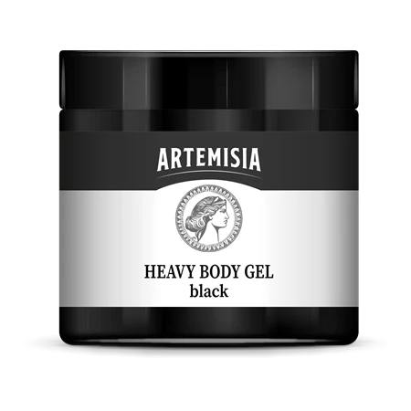 Heavy Body gél PENTART ARTEMISIA művészfesték 500ml fényes, fekete