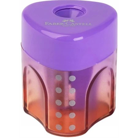 Hegyező 1 lyukú Faber-Castell  Grip mini tartályos, Flow Edition