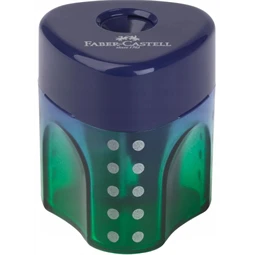 Hegyező 1 lyukú Faber-Castell  Grip mini tartályos, Flow Edition