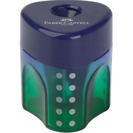 Hegyező 1 lyukú Faber-Castell  Grip mini tartályos, Flow Edition