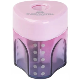 Hegyező 1 lyukú Faber-Castell  Grip mini tartályos, Flow Edition