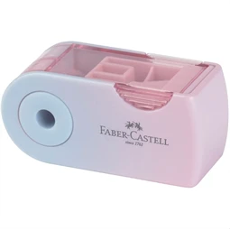 Hegyező 1 lyukú Faber-Castell  Sleeve mini Harmónia tartályos, Flow Edition