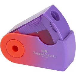 Hegyező 1 lyukú Faber-Castell  Sleeve mini Harmónia tartályos, Flow Edition