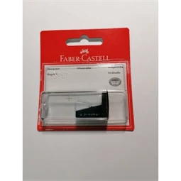 Hegyező 1 lyukú Faber-Castell  műanyag tartályos színes