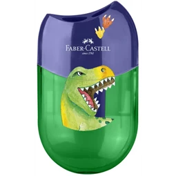 Hegyező 2 lyukú Faber-Castell  Unikornis és Dinoszaurusz