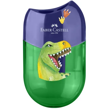 Hegyező 2 lyukú Faber-Castell  Unikornis és Dinoszaurusz