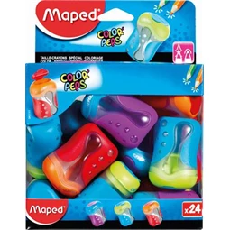 Hegyező 2 lyukú MAPED tartályos Color`Peps vegyes színek